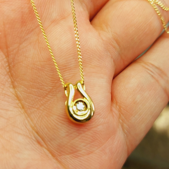 Diamond necklace - Picture 3 of 5